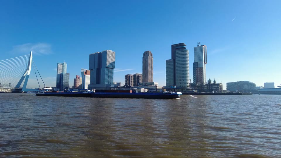 Rotterdam skyline seen from the Maas, home of Sørensen Lawyers